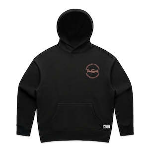 inspired womens hoodie-Black