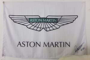 Signed Aston Martin Flag