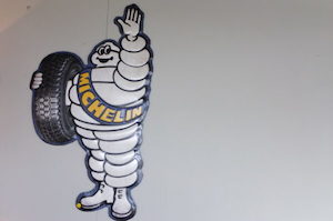 Michelin Man Tin Sign