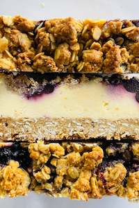 Lemon Blueberry Cheesecake Crumble