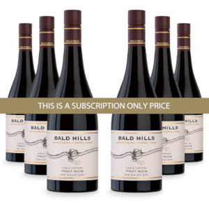 Subscribe & Save 15% ~ 6 Pack of Single Vineyard Central Otago Pinot Noir 2018