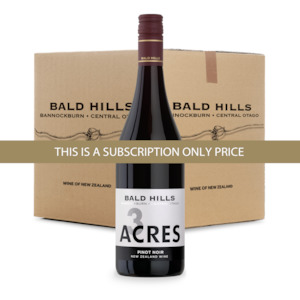 Subscribe & Save 20% ~ 12 Pack of 3 Acres Central Otago Pinot Noir 2021