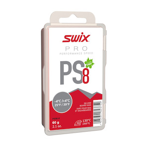 Sporting equipment: Swix PS 8 Performance Speed Wax - Red - 60gm