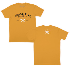 Phase Five Captain Short Sleeve Tee - Gold