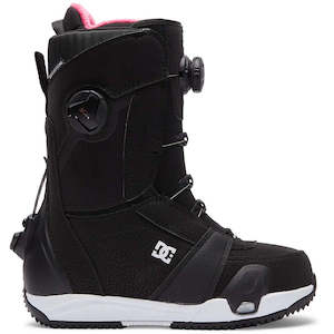 DC Women's Lotus Step On Boots - Black/White/Black