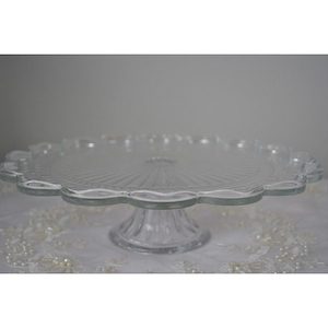 Glass Pedestal Cake Stand