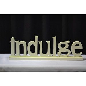 Indulge Candy Buffet Sign