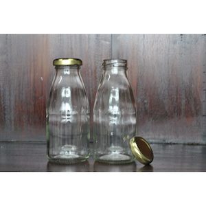 Mini Retro Milk Bottle