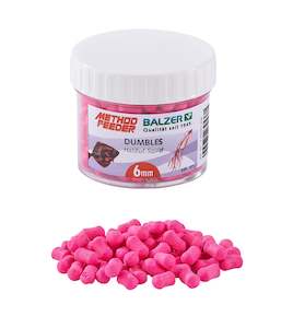 Sporting equipment: MF Pellets 6mm pink-Halibut Squid