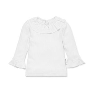 Aster & Oak White Pointelle Top