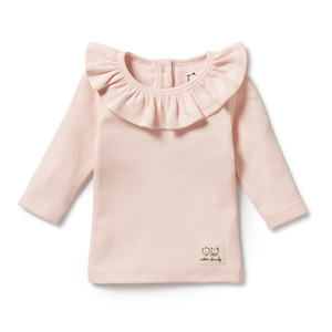 Wilson & Frenchy LS Organic Ruffle Top