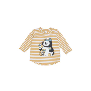 Huxbaby Furry Dino Stripe Top