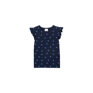 Milky Navy Frill Tee