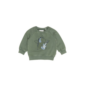 Clothing: Huxbaby Dino Star Sweatshirt