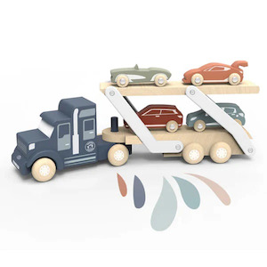 Speedy Monkey Car Transporter With Vehicles