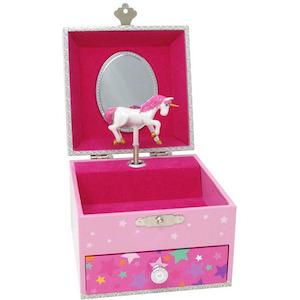 Pink Poppy Music Box