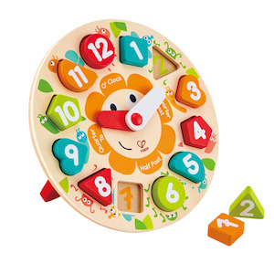 Clothing: Hape Chunky Clock Puzzle