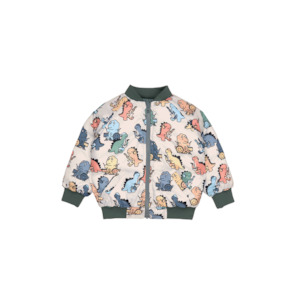 Huxbaby Dino Band Reversible Bomber