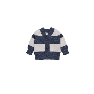 Clothing: Huxbaby Ink Stripe Knit Cardi