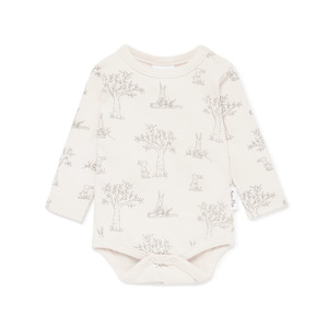 Aster & Oak Bunny Luxe Rib Onesie