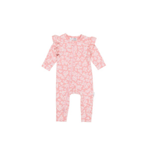 Huxbaby Peek A Boo Bunny Frill Romper