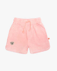 THE GIRL CLUB | Sherbet Pink Denim Simple Shorts