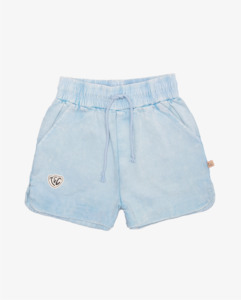 THE GIRL CLUB | Light Blue Denim Simple Shorts