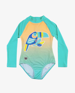 Clothing wholesaling: THE GIRL CLUB | Toucan Long Sleeve Swimsuit