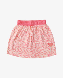 THE GIRL CLUB | Coral Lollipop Muslin Skirt