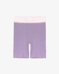 THE GIRL CLUB | Lilac Rib Stretch Shorts