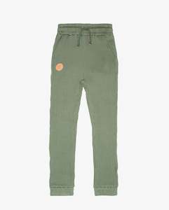 Clothing wholesaling: GRLFRND | Olive Green Rib Cotton Lounge Pants