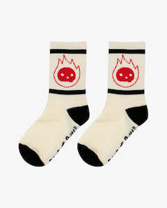 Clothing wholesaling: THE COLLECTIBLES | Red Flame Guy Socks