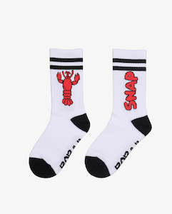 THE COLLECTIBLES | Oh Snap White Skate Socks