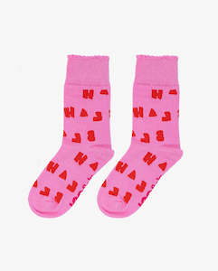 Clothing wholesaling: THE COLLECTIBLES | Pink Blah Socks