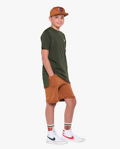 BAND OF BOYS | Tan Relaxed Shorts