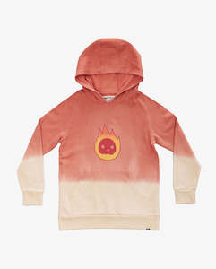 BAND OF BOYS | Orange Dip-Dye Flame Guy Hood