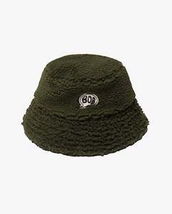 THE COLLECTIBLES | Khaki Green Fluffy Bucket Hat