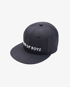 THE COLLECTIBLES | Charcoal BOB Pixelated Flat Peak Cap