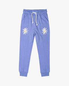 Clothing wholesaling: THE GIRL CLUB | Powder Blue Daisy Joggers