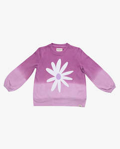 THE GIRL CLUB | Lilac Dip-Dye Daisy Crew