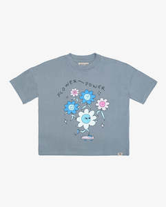 THE GIRL CLUB | Blue Flower Power Tee