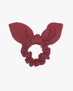 Clothing wholesaling: THE COLLECTIBLES | Ruby Rib Cotton Mini Bow Scrunchie