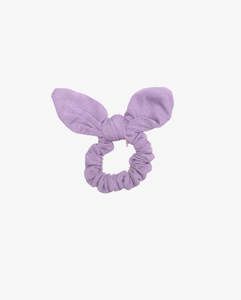 Clothing wholesaling: THE COLLECTIBLES | Lilac Rib Mini Bow Scrunchie