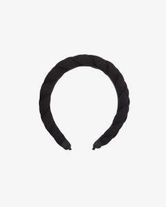 Clothing wholesaling: THE COLLECTIBLES | Black Rib Braided Headband