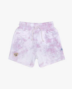 THE GIRL CLUB | Lilac Tie-Dye Panel Shorts