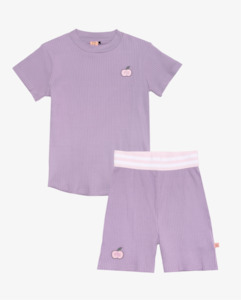 THE GIRL CLUB | Lilac Rib Summer PJs