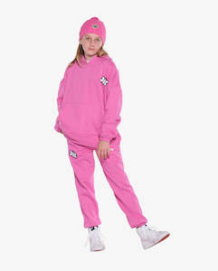 Clothing wholesaling: THE GIRL CLUB | Bubblegum Pink Fleece Joggers