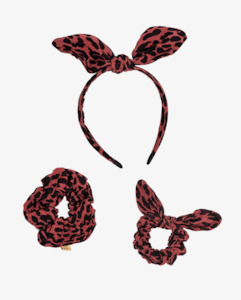 THE COLLECTIBLES | Sienna Leopard Print Hair Accessories Set