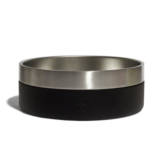 Zee.Dog Tuff Bowl - Black & Stainless Steel