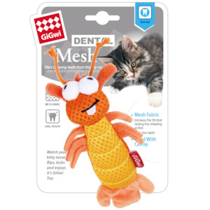 GiGwi Dental Mesh Cat Toy - Shrimp